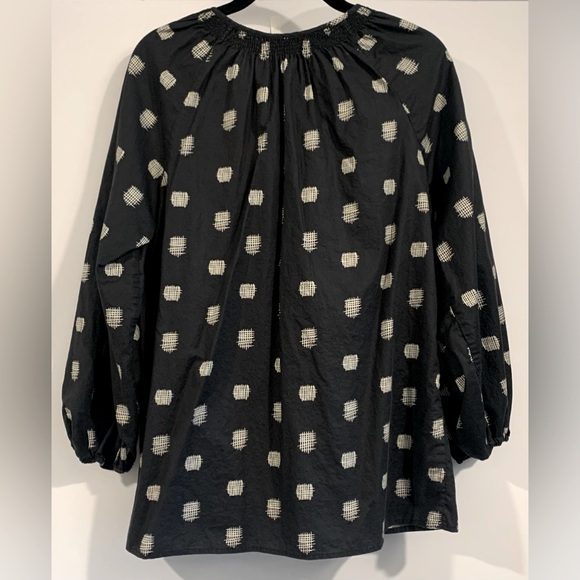 Excellent condition, preowned, Tucker NYC, 100% Cotton 3/4 Sleeve Blouse, Sz S - Picture 6 of 10